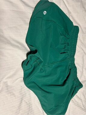 lululemon athletica Hotty Hot Woman’s Athletic Shorts -  Green